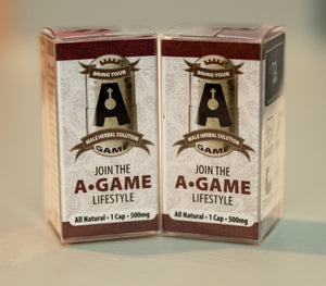 A-Game Male Herbal Solution | 2 Capsules